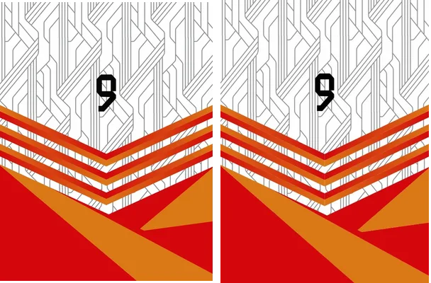 Geometric Orange Basketball Q 1