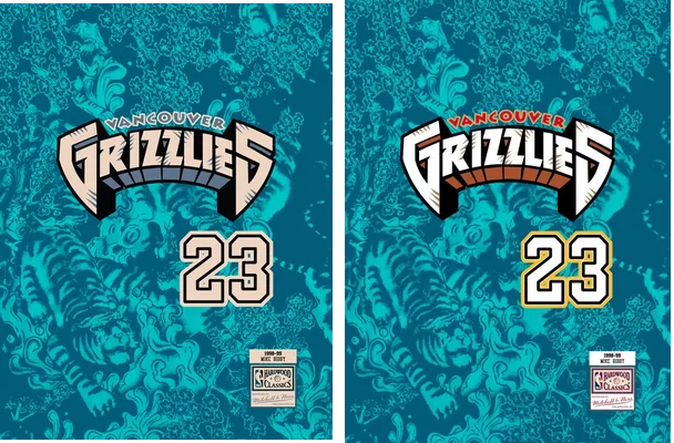 Grizzlies Mitchell y Ness Vancouver