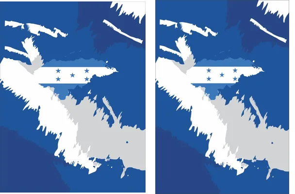 Honduras Grunge Azul