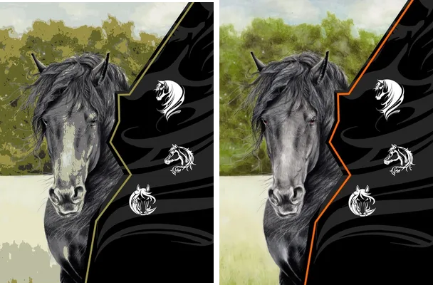 Horse Designs Black Concept II