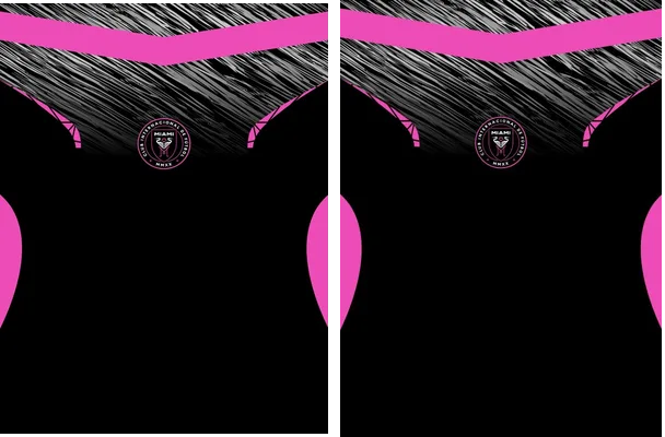 Inter de Miami Grunge Dark Rose Concept