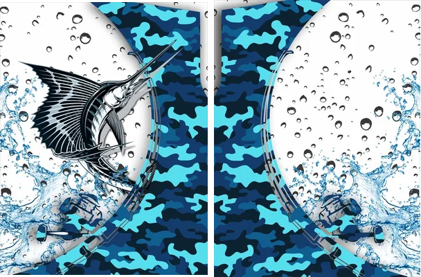 JERSEY DE PESCA EJERCITO TEXTURA