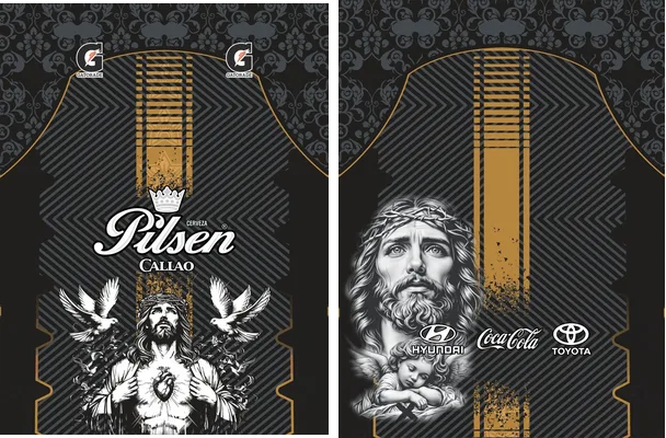 JERSEY FUTSALERO JESÚS NEGRO DORADO 2026