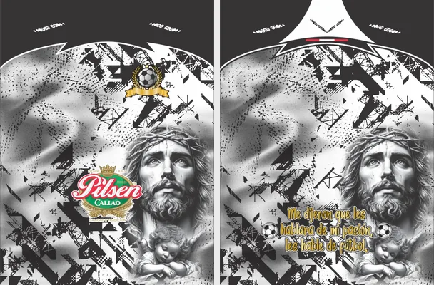 JERSEY FUTSALERO JESUS BLANCO NEGRO 2 2025