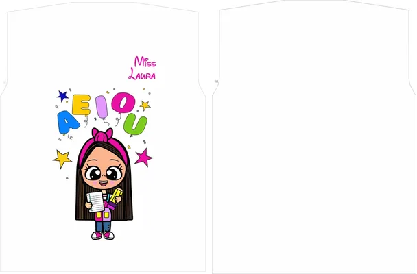 JERSEY MISS LAURA VOCALES NIÑA 2024