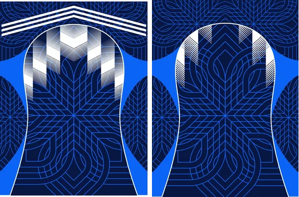 JERSEY OLIMPIADAS GEOMETRIC AZUL 2026