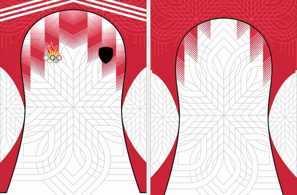 JERSEY OLIMPIADAS GEOMETRIC ROJO 2026 M 1
