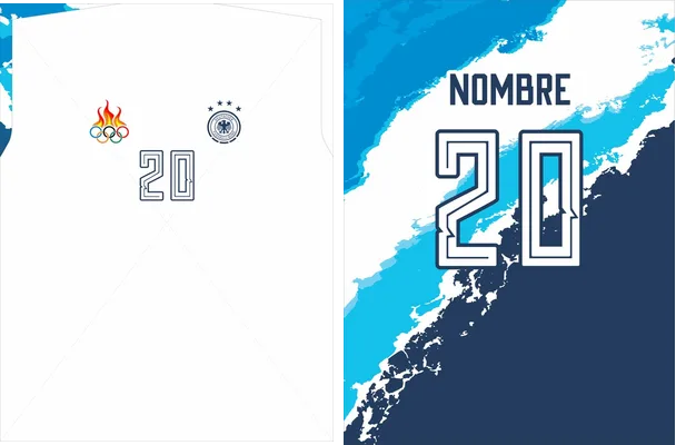 JERSEY OLIMPIADAS GRUNGE CELESTE 2 2026