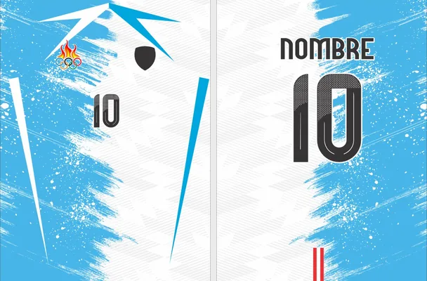 JERSEY OLIMPIADAS GRUNGE CELESTE 2026 M 1