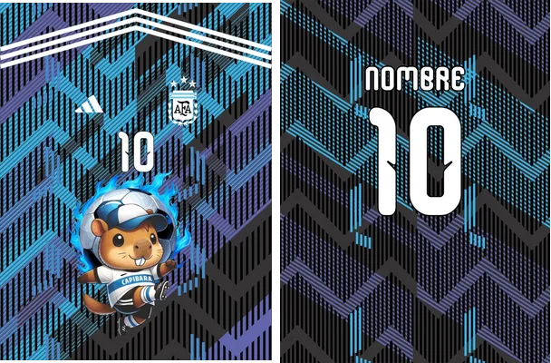 JERSEY OLIMPIADAS LINEAS ARGENTINA CAPIBARA 2026