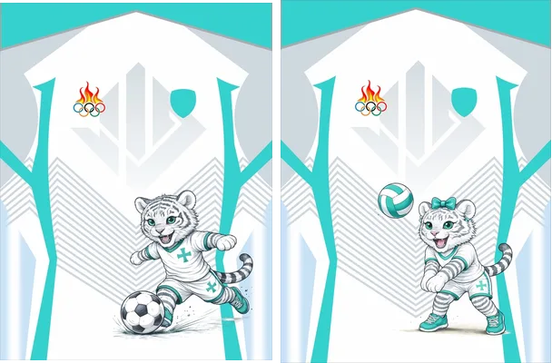 JERSEY OLIMPIADAS LINEAS TURQUESA TIGRE 2026