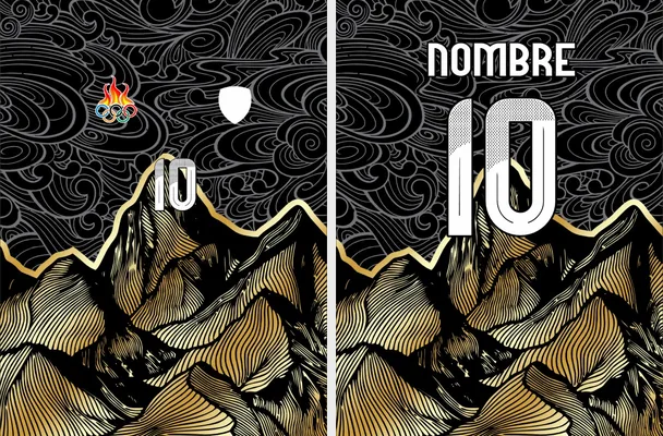 JERSEY OLIMPIADAS TEXTURA DORADO 2026 M 1