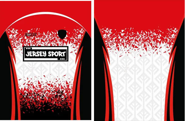 JERSEY SPORT ABSTRACTO ROJO 2026