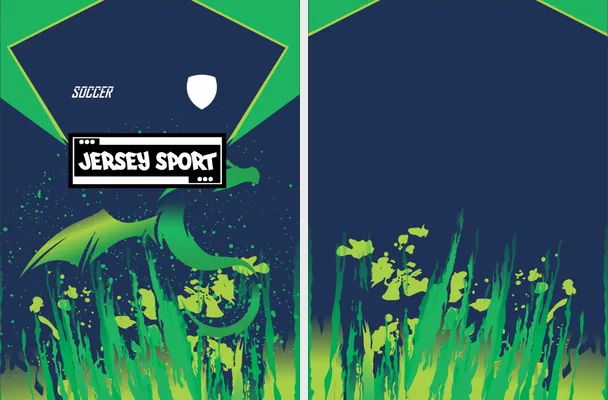 JERSEY SPORT DRAGON GRUNGE VERDE 2026