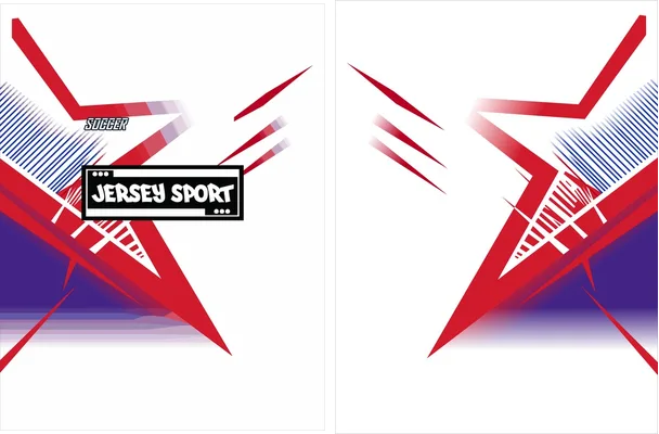 JERSEY SPORT ESTRELLA DEGRADADO AZUL ROJO 2026