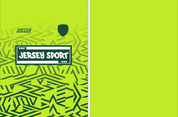 JERSEY SPORT GEOEMTRIC VERDE LIMON 2026