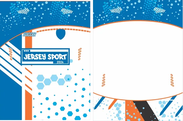 JERSEY SPORT GEOMETRIC AZUL 2024