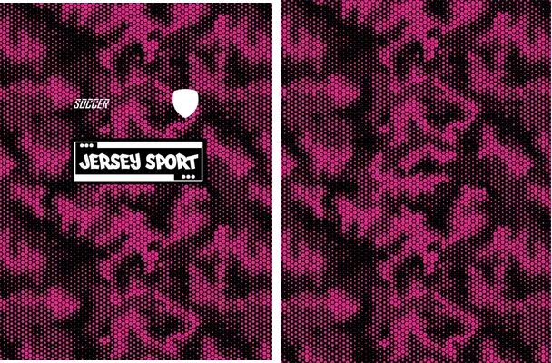 JERSEY SPORT GEOMETRIC CAMUFLAJE FUCSIA 2025