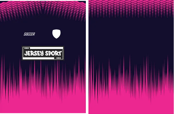 JERSEY SPORT GEOMETRIC FUCSIA 2025
