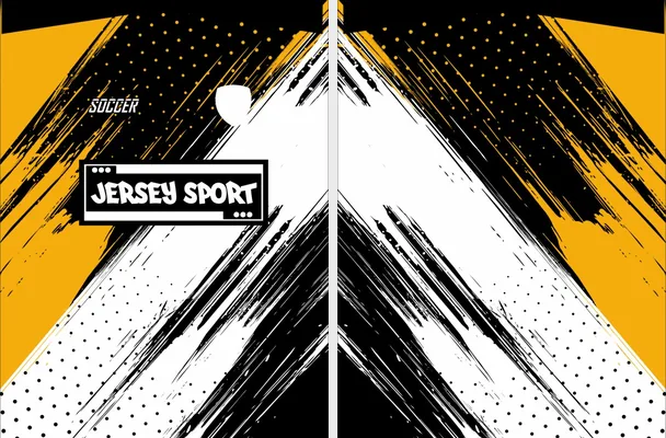 JERSEY SPORT GRUNGE AMARILLO 2025 M 1