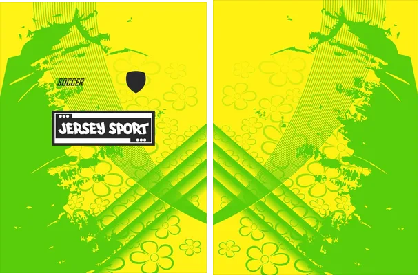 JERSEY SPORT GRUNGE FLOR VERDE 2025