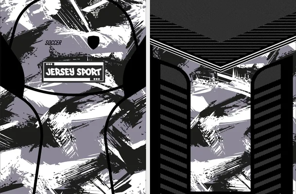 JERSEY SPORT GRUNGE NEGRO