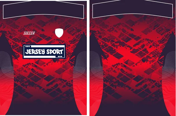 JERSEY SPORT GRUNGE ROJO 2026