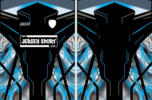 JERSEY SPORT IA CELESTE NEGRO 2026 M 1