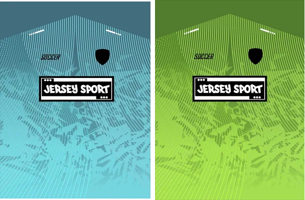 JERSEY SPORT LINEAS TURQUEZA Y VERDE 2026