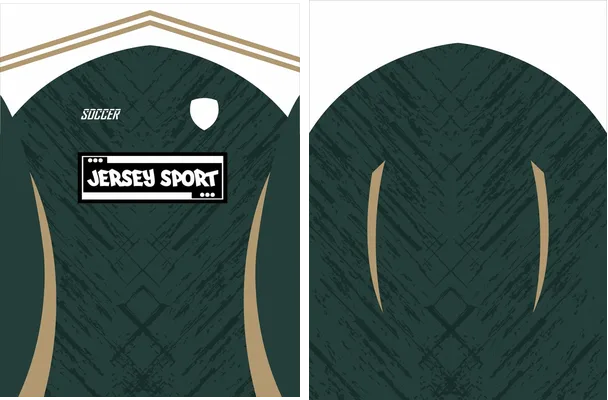 JERSEY SPORT TEXTURA GRUNGE VERDE 2025