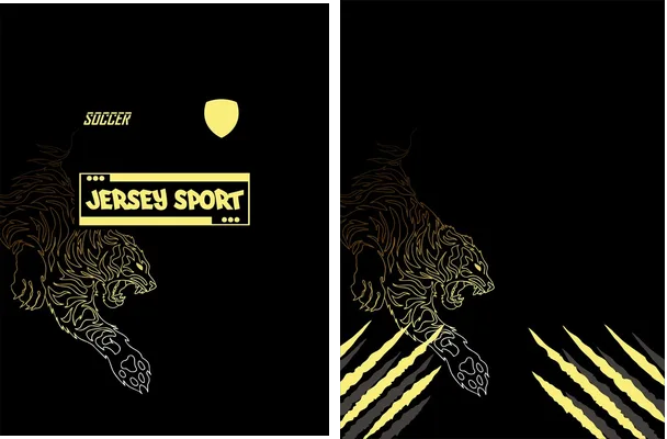 JERSEY TIGRE SILUETA DORADO 2025