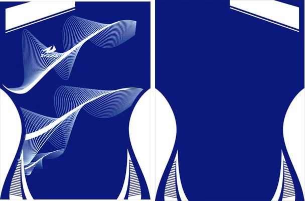 JERSEY ZHOUKA AZUL LINEAS 2023