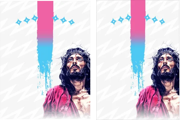 JESUCRISTO DESIGN BROCHA