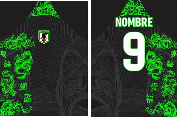 Japon dragon verde Interclasse