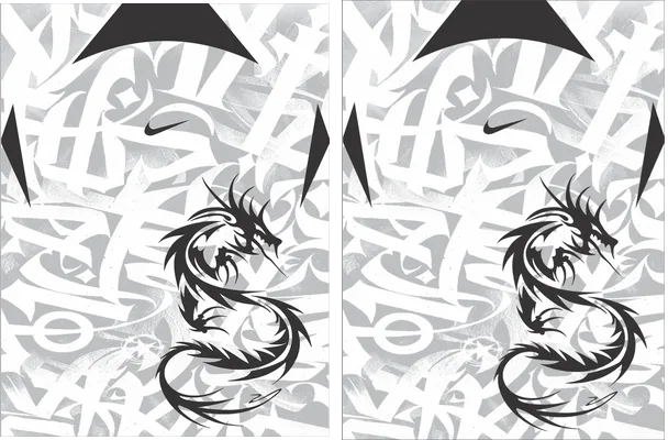 Jersey Dragon Grunge