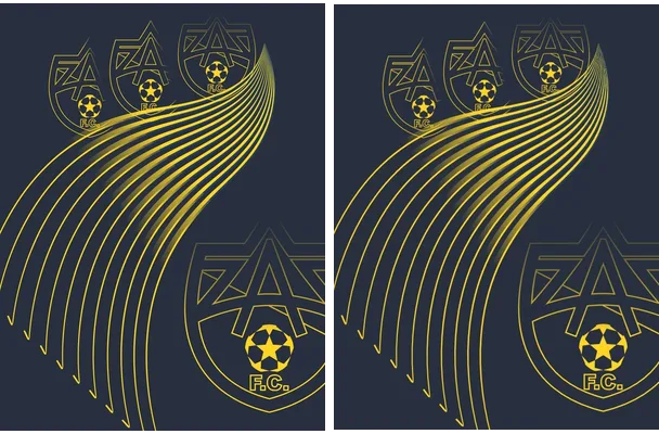 Jersey Pattern Amarillo y azul