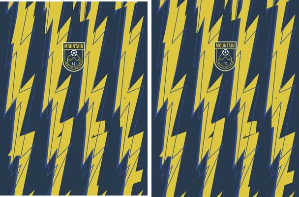 Jersey Rayo Amarillo Azul