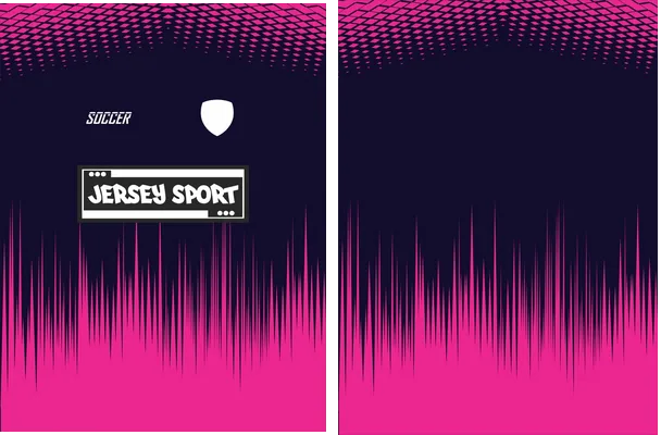 Jersey Sport Geometric Fucsia 25
