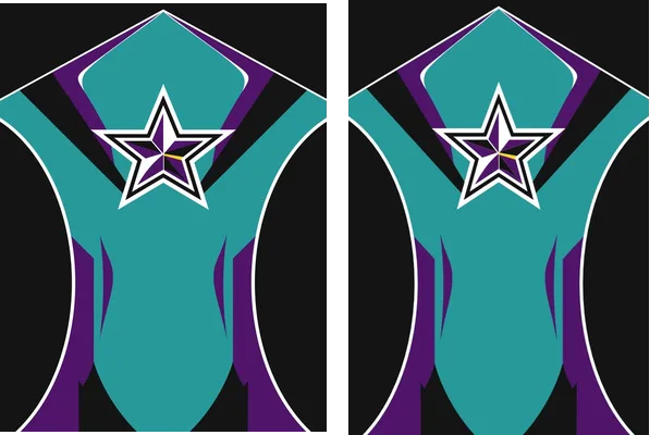 Jersey Star Purple y Yellow cdr
