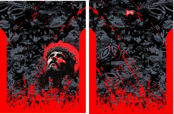 Jesus Rojo Interclasse Black 25