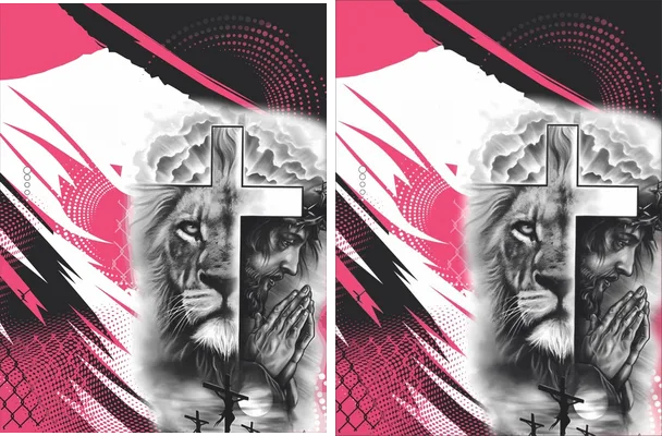 Jesus y Leon Pink Design