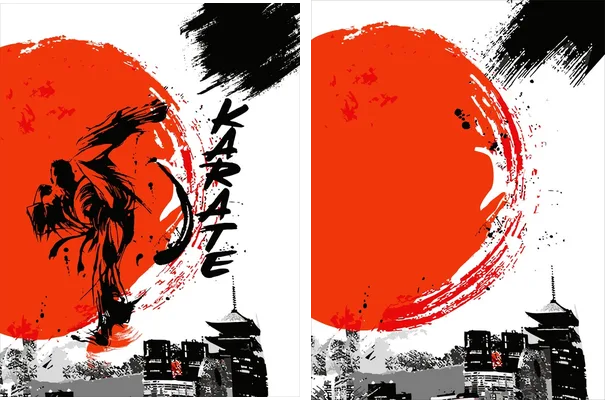 Karate jersey Japon