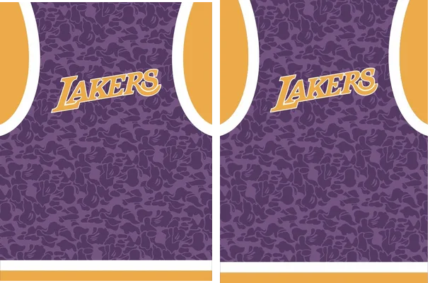 LAKERS BAPE DESIGN