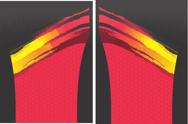 LOREM ARQUERO GEOMETRICO ROJO 2024