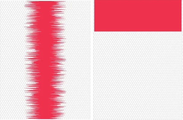 LOREM TEXTURA EXAGONO ROJO