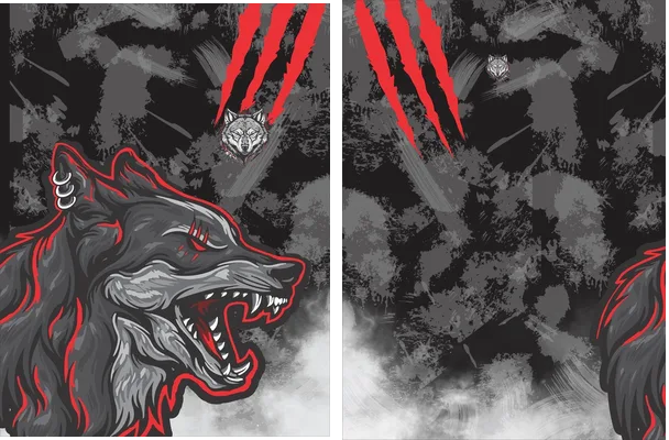 Lobo Interclasse Rojo Negro