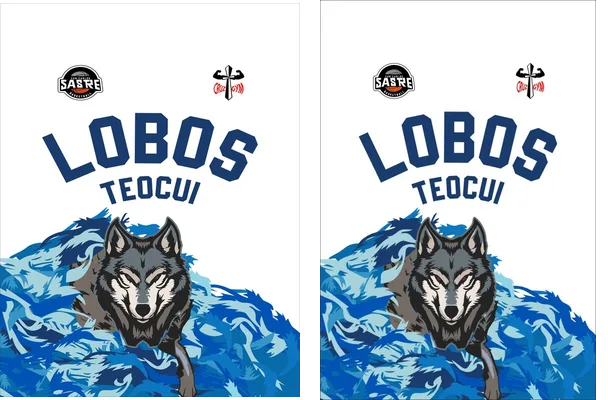 Lobos Teocui Basketball Design