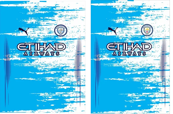 Manchester City Blue Grunge