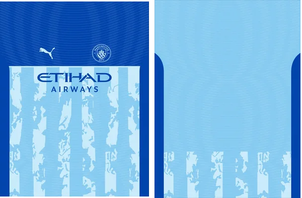 Manchester City Concept Franjas Grunge