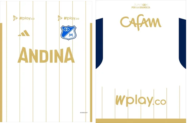 Millonarios Away Kit 2025